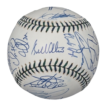 2001 National League All-Stars Multi-Signed Baseball With 31 Signatures Including Piazza, Gwynn & Randy Johnson (PSA/DNA)